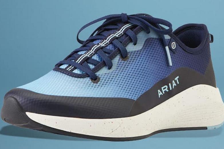 ariat blue and sustainable shoes